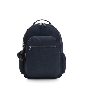 Kipling Seoul Large 15" Laptop Backpacks Navy | AU1097PTF