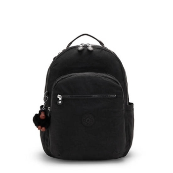 Kipling Seoul Large 15" Laptop Backpacks Black | AU5693DGF