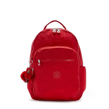 Kipling Seoul Large 15" Laptop Backpacks Red | AU6589DYX