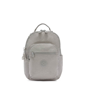 Kipling Seoul Small Tablet Backpacks Grey | AU5372KMQ