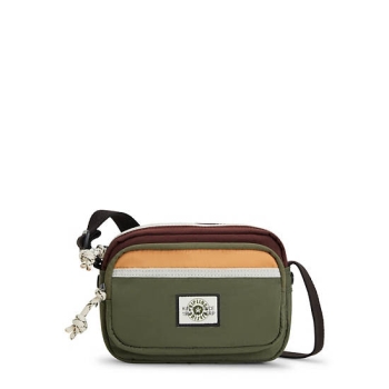 Kipling Sisko Crossbody Bags Olive | AU7856IXF