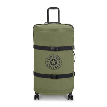 Kipling Spontaneous Large Rolling Suitcases Olive | AU0648DVC