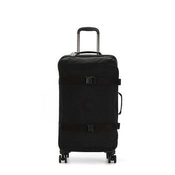 Kipling Spontaneous Medium Rolling Suitcases Black | AU7519SDJ