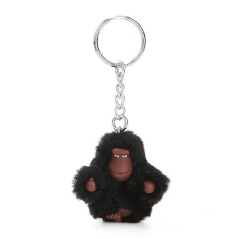 Kipling Sven Extra Small Classic Monkey Keychains Black | AU7205BZH