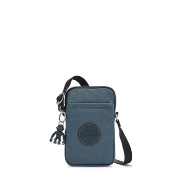 Kipling Tally Phone Bags Navy Grey | AU8237QRH