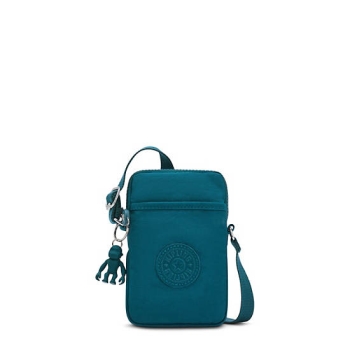 Kipling Tally Phone Bags Turquoise | AU1597LWK