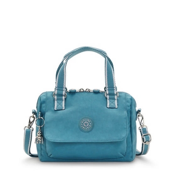 Kipling Zeva Handbags Turquoise | AU1380OQD