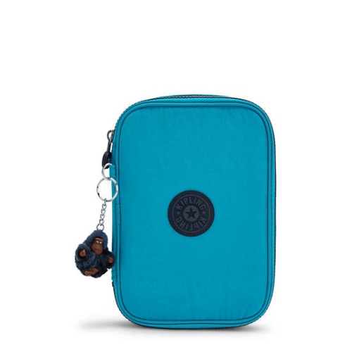 Kipling 100 Pens Classic Case Pouches Green | AU9103DIR