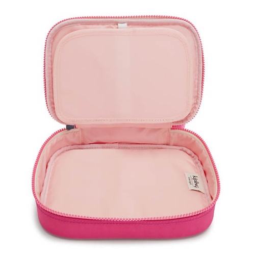 Kipling 100 Pens Classic Case Pouches Pink | AU5324YAS