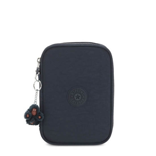 Kipling 100 Pens Classic Pencil Case Navy | AU4196QEW