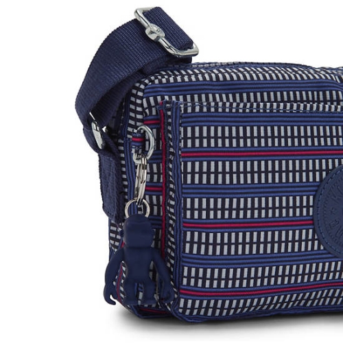 Kipling Abanu Printed Crossbody Bags Blue | AU7964PQH