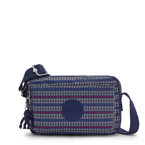 Kipling Abanu Printed Crossbody Bags Blue | AU7964PQH