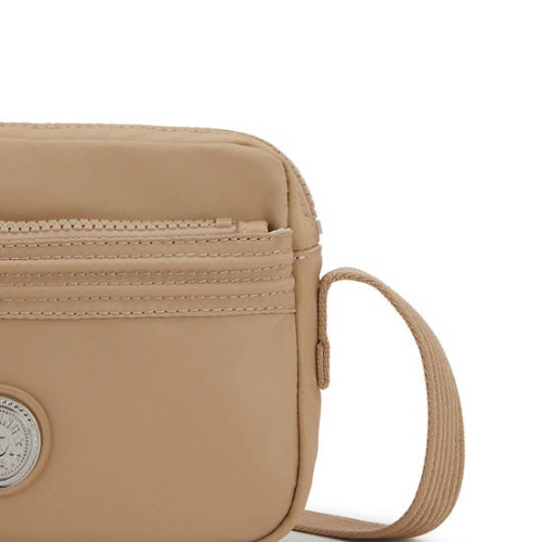 Kipling Abanu Slim Crossbody Bags Beige | AU4869VIE