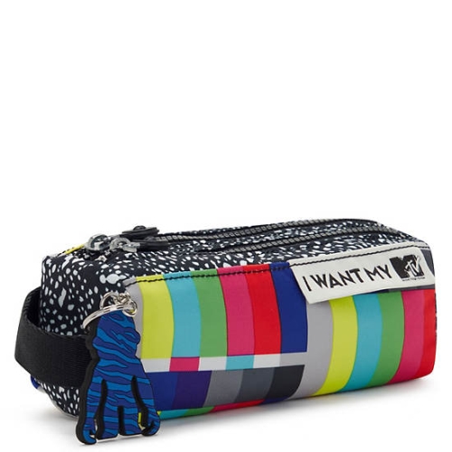 Kipling Allie MTV Pencil Case Pouches Multicolor | AU8304GPT