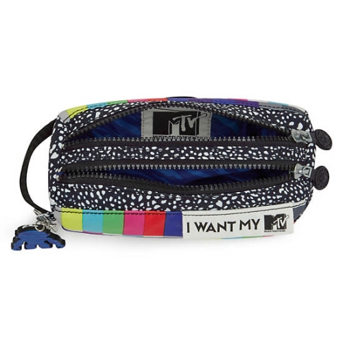 Kipling Allie MTV Pencil Case Pouches Multicolor | AU8304GPT