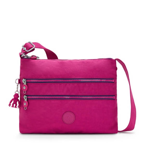 Kipling Alvar Crossbody Bags Pink Fuchsia | AU8149DTF