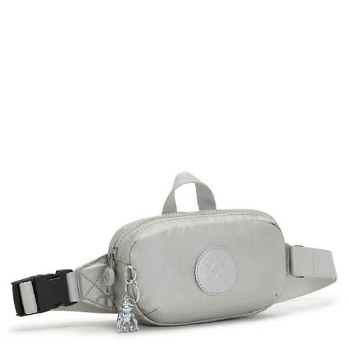 Kipling Alys Metallic Waist Bags Silver | AU2708EGL