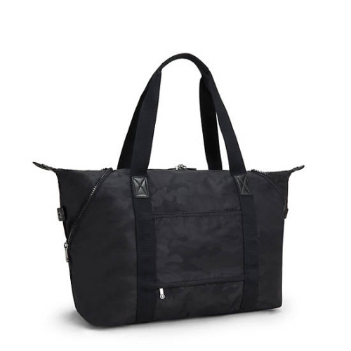 Kipling Art Medium Fashion Tote Bags Black | AU2635NKI