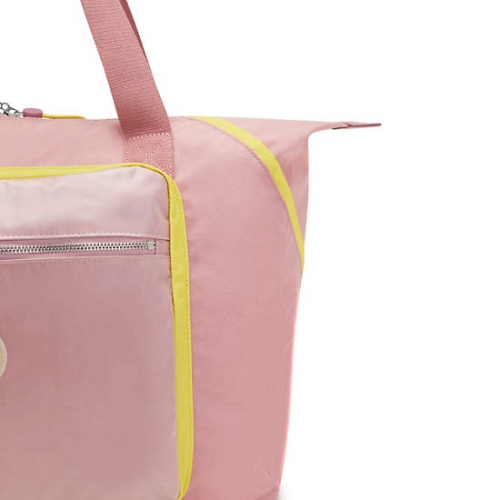 Kipling Art Medium Tote Bag Handbags Pink | AU9832EUR