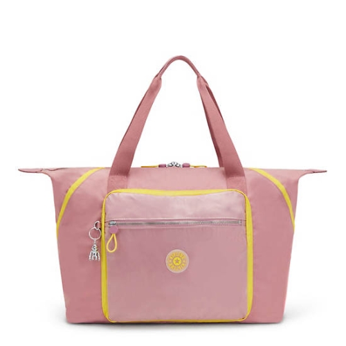 Kipling Art Medium Tote Bag Handbags Pink | AU9832EUR