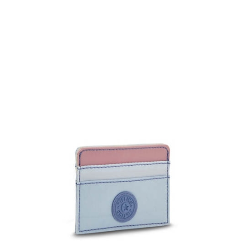 Kipling Cardy Classic Card Holder Pouches Blue Pink | AU3627ALH