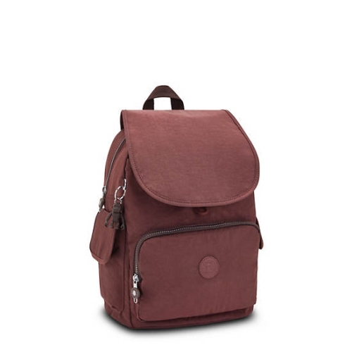 Kipling City Pack Backpacks Burgundy | AU8637DAM