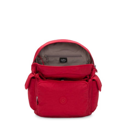 Kipling City Pack Backpacks Red | AU2864LAV