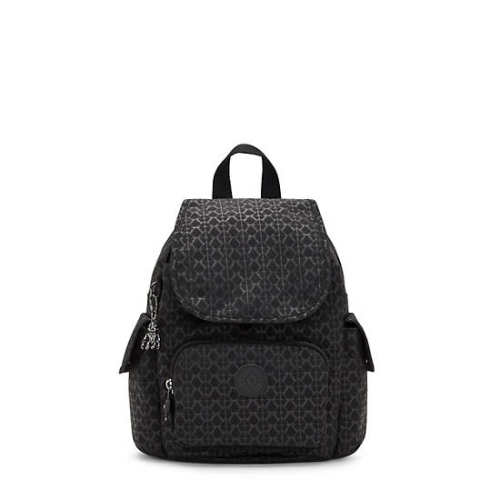 Kipling City Pack Mini Classic Printed Backpacks Black | AU8371GNR