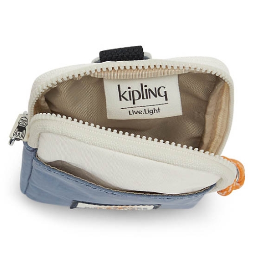 Kipling Clark Neck Pouch Handbags Grey | AU0469KRE