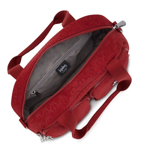 Kipling Cool Defea Iconic Shoulder Bags Red | AU7843SHK