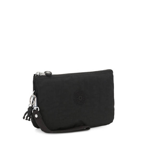 Kipling Creativity Extra Large Classic Wristlet Handbags Black | AU8249AJO