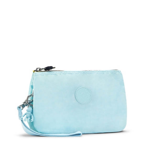 Kipling Creativity Extra Large Fashion Wristlet Handbags Blue | AU4853UXQ