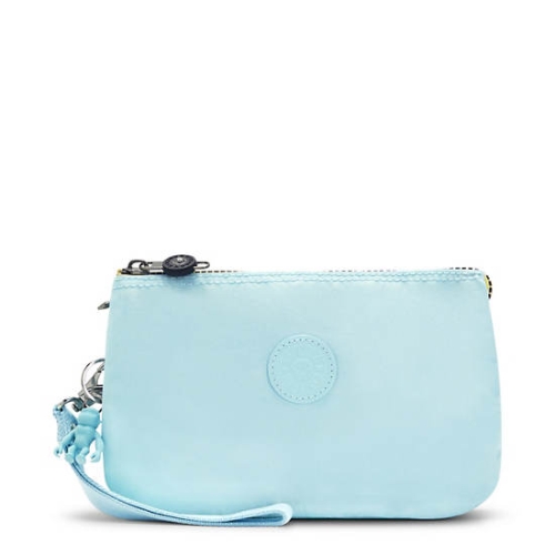 Kipling Creativity Extra Large Fashion Wristlet Handbags Blue | AU4853UXQ