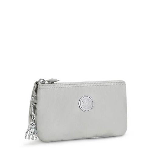 Kipling Creativity Large Classic Metallic Pouches Beige | AU9741HDE