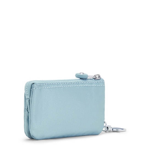 Kipling Creativity Mini Metallic Pouches Aqua | AU5987ZRA