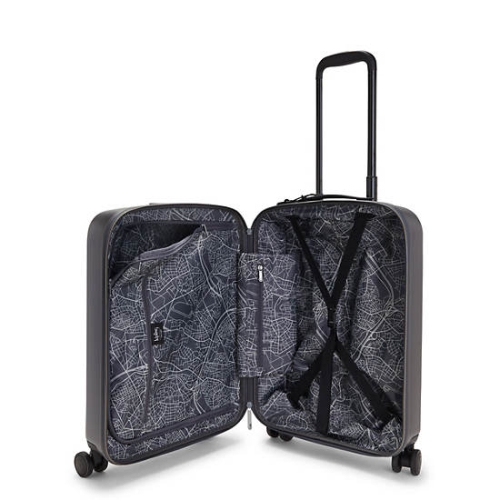 Kipling Curiosity Small 4 Wheeled Rolling Suitcases Grey | AU6517PFC