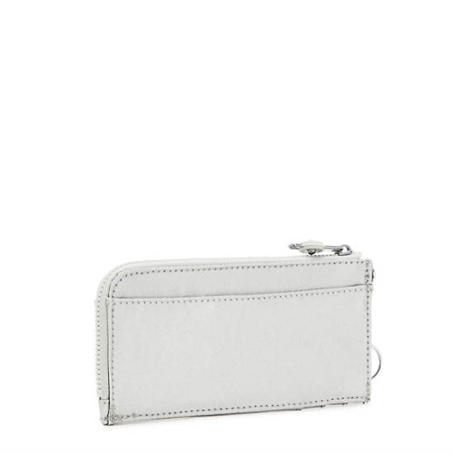 Kipling Dafni Metallic Wallets Silver | AU5670TRC