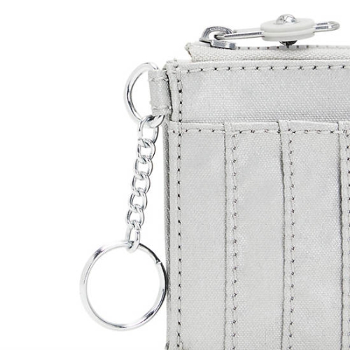 Kipling Dafni Metallic Wallets Silver | AU5670TRC