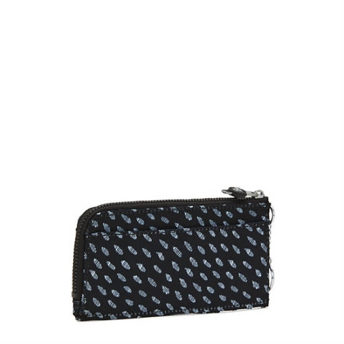 Kipling Dafni Printed Wallets Black White | AU8459SGI