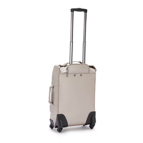 Kipling Darcey Small Metallic Carry-On Rolling Suitcases Beige | AU4836CVF