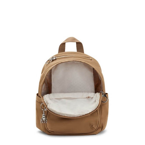 Kipling Delia Mini Backpacks Brown | AU6052VAQ