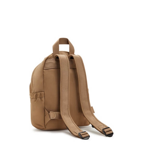 Kipling Delia Mini Backpacks Brown | AU6052VAQ