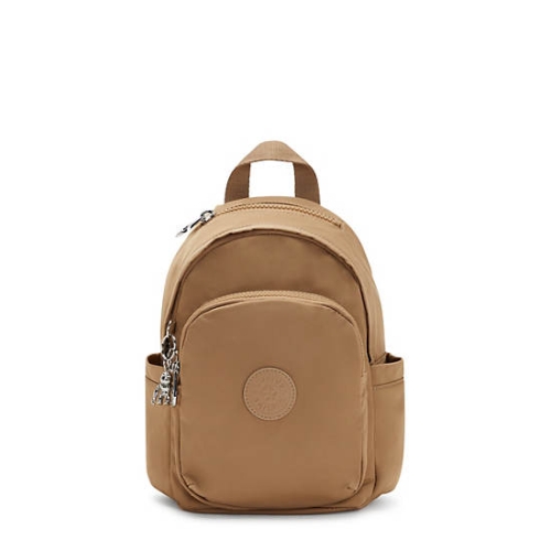 Kipling Delia Mini Backpacks Brown | AU6052VAQ