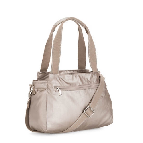 Kipling Elysia Metallic Shoulder Bags Beige | AU8546OXL