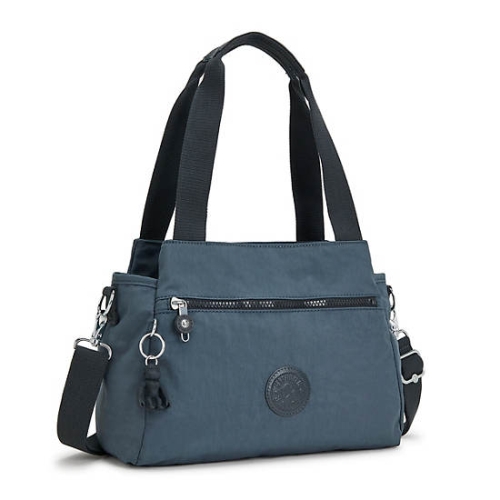 Kipling Elysia Shoulder Bags Navy Grey | AU0249IQJ