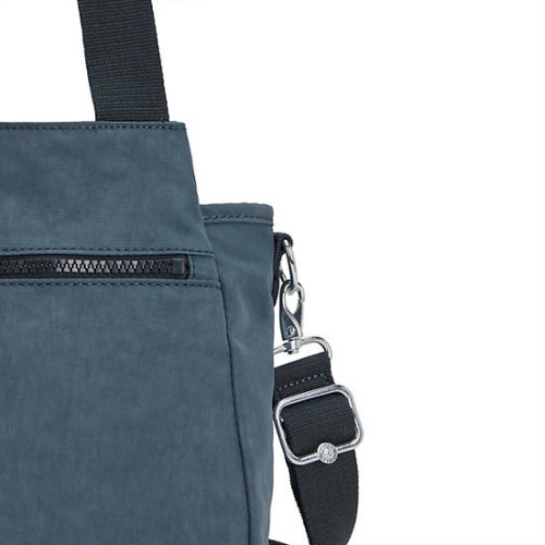 Kipling Elysia Shoulder Bags Navy Grey | AU0249IQJ