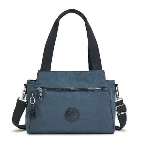 Kipling Elysia Shoulder Bags Navy Grey | AU0249IQJ