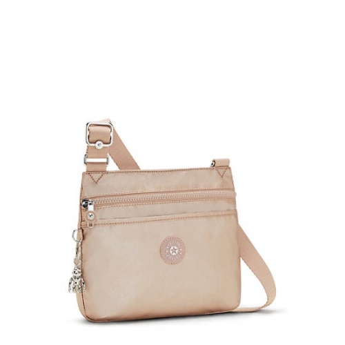 Kipling Emmylou Metallic Crossbody Bags Gold | AU1204MXC