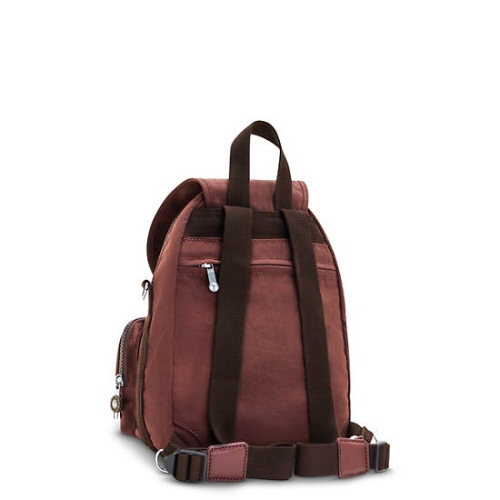 Kipling Firefly Up Convertible Backpacks Burgundy | AU1537XBF