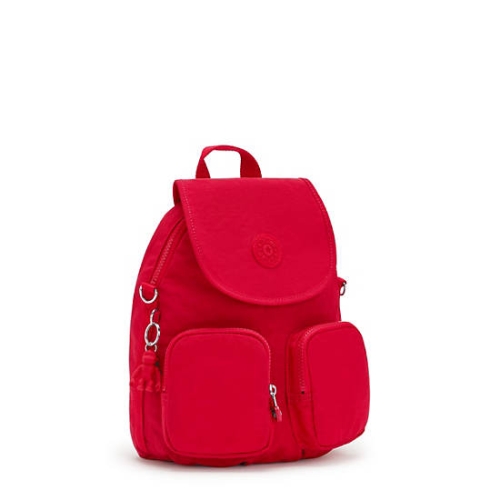 Kipling Firefly Up Convertible Backpacks Red | AU9852GEB